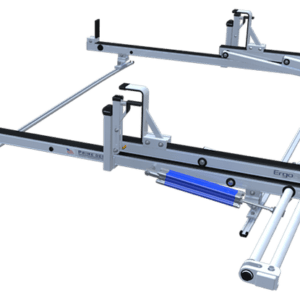 A computer generated image of the frame for a boat.