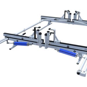 A picture of the front end of a machine.