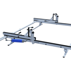 A computer rendering of the frame for the machine.