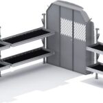 Folding Shelves Package - Transit 148" WB Mid Roof