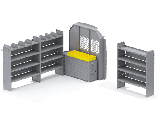 HEAVY-DUTY-DRAWERS-VAN-PACKAGE-MID-ROOF-148-WB.png Heavy Duty Drawers Van Package - Transit Mid Roof 148" Wheelbase - Image 1