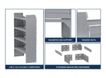 Shelf Unit - 52" W x 46" H x 14" D - Image 2