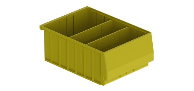 Small-Parts-Shelf-Bin-10-W-Plastic-Full-box-of-8-is-21-x-22-x-16-@-26-pounds-Parcel.jpg Small Parts Shelf Bin - 10" W - Image 1
